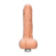 VIBRADOR REALÍSTICO 10" COM TESTÍCULOS REALROCK BRANCO