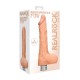 VIBRADOR REALÍSTICO 9" CON TESTÍCULOS REALROCK BLANCO