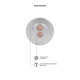 VIBRADOR REALÍSTICO 9" REALROCK BLANCO