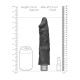 REALISTIC VIBRATING DILDO 9" REALROCK BLACK