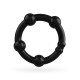 TRIPLE BEAD COCKRING SET BLACK CRUSHIOUS