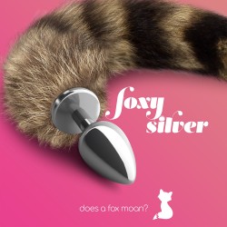 PLUG ANAL CON COLA FOXY SILVER METAL CRUSHIOUS