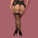 OBSESSIVE TAILLE QUEEN AMALLIE STOCKINGS BLACK