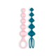 LOVE BEADS 2 PIECE SET SATISFYER COLOURED