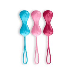 POWER BALLS 3 PIECE SET SATISFYER COLOURED