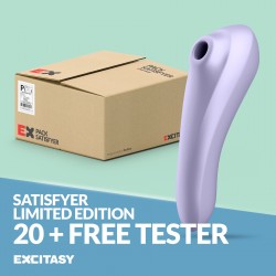 LIMITED EDITION BUY 20 SATISFYER DUAL PLEASURE WITH APP LILAC AND GET A FREE TESTER