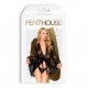 PENTHOUSE HYPNOTIC POWER KIMONO AND THONG BLACK