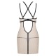 OBSESSIVE NUDELIA NOIR CHEMISE AND THONG BLACK