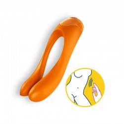 VIBRADOR CANDY CANE SATISFYER LARANJA