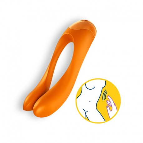 SATISFYER CANDY CANE VIBRATOR ORANGE