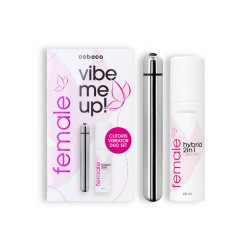 KIT FEMALE VIBE ME UP VIBRATOR DUO SET COBECO