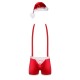 CONJUNTO MR CLAUS OBSESSIVE VERMELHO