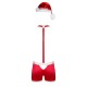 CONJUNTO MR CLAUS OBSESSIVE VERMELHO