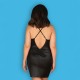 VESTIDO YOLLANDA TALLA QUEEN OBSESSIVE NEGRO