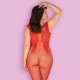 BODYSTOCKING N112 TALLA QUEEN OBSESSIVE ROJO