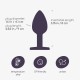 CRUSHIOUS BIJOU ANAL JEWEL PLUG CLEAR LARGE WITH FREE VELVETY BAG