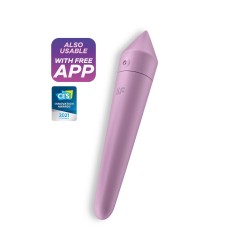 BALA VIBRATÓRIA ULTRA POWER BULLET 8 COM APP SATISFYER LILÁS