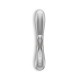 SATISFYER HOT LOVER VIBRATOR WITH APP SILVER - CHAMPAGNE