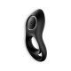 SATISFYER LEGENDARY DUO VIBRATING RING BLACK