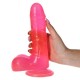 REAL RAPTURE FIRE PASSION DILDO 8'' PINK