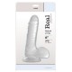 PENE REAL RAPTURE FIRE PASSION 8'' TRANSPARENTE