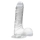 PENE REAL RAPTURE FIRE PASSION 8'' TRANSPARENTE