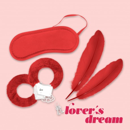 KIT DE ESCLAVITUD LOVER'S DREAM CRUSHIOUS ROJO