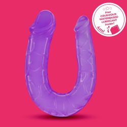 DILDO DUPLO DOUBLE TROUBLE CRUSHIOUS ROXO