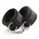 TOUGH LOVE VELCRO HANDCUFFS WITH EXTRA 40CM CHAIN CRUSHIOUS BLACK