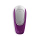 VIBRADOR DOUBLE FUN COM APP SATISFYER ROXO