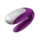 VIBRADOR DOUBLE FUN COM APP SATISFYER ROXO