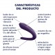 VIBRADOR PARA PAREJAS DOUBLE CLASSIC CON CARGADOR USB