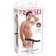 FETISH FANTASY SERIES 8'' HOLLOW STRAP-ON BLACK