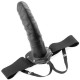 FETISH FANTASY SERIES 8'' HOLLOW STRAP-ON BLACK