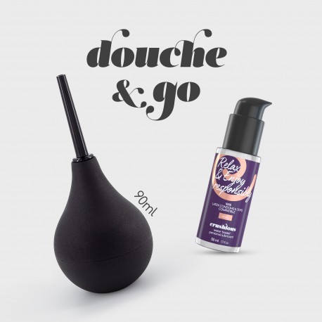 CRUSHIOUS DOUCHE & GO ANAL DOUCHE 90ML WITH ANAL LUBRICANT 50ML