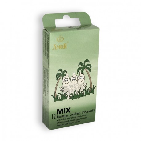 CONDONES MIX 12 UNIDADES