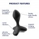 SATISFYER GAME CHANGER ANAL VIBRATOR BLACK