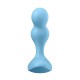 SATISFYER DEEP DIVER ANAL VIBRATOR WITH APP BLUE