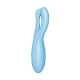 VIBRADOR THREESOME 4 CON APP SATISFYER AZUL