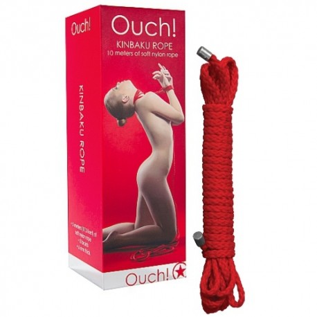 KINBAKU RESTRICTION ROPE 10 METERS RED