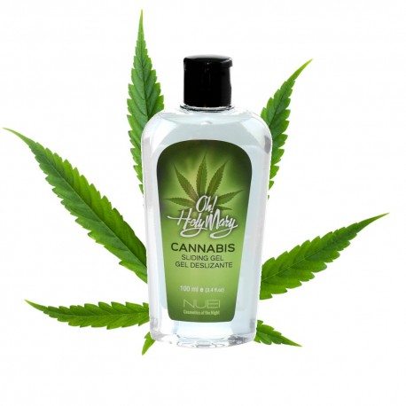 NUEI OH! HOLY MARY CANNABIS SLIDING GEL LUBRICANT 100ML