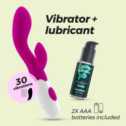 CRUSHIOUS CHERIE RABBIT VIBRATOR WITH WATERBASED LUBRICANT INCLUDED