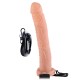 11" HOLLOW VIBRATING STRAP-ON FETISH FANTASY SERIES WHITE