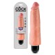 KING COCK VIBRATING STIFFY 8” REALISTIC VIBRATOR WHITE