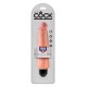 KING COCK VIBRATING STIFFY 8” REALISTIC VIBRATOR WHITE