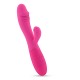 VIBROMASSEUR RABBIT RECHARGEABLE BLOSSOMS ROSE VIF ET LUBRIFIANT À BASE D’EAU INCLUS CRUSHIOUS