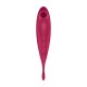 SATISFYER TWIRLING PRO VIBRATOR WITH CONNECT APP DARK RED