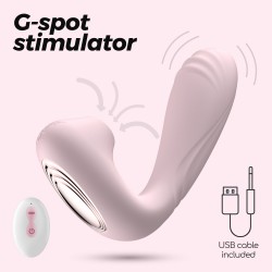 CRUSHIOUS POOKIE REMOTE CONTROLLED STIMULATOR PINK