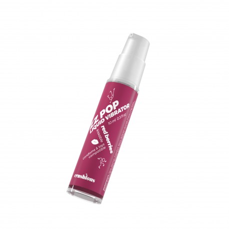 LIQUIDE VIBRATEUR ZZ POP ARÔME FRUITS ROUGES 10ML CRUSHIOUS