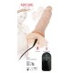 NATURE SKIN BENDABLE RC REALISTIC VIBRATOR WITH WIRELESS REMOTE CONTROL